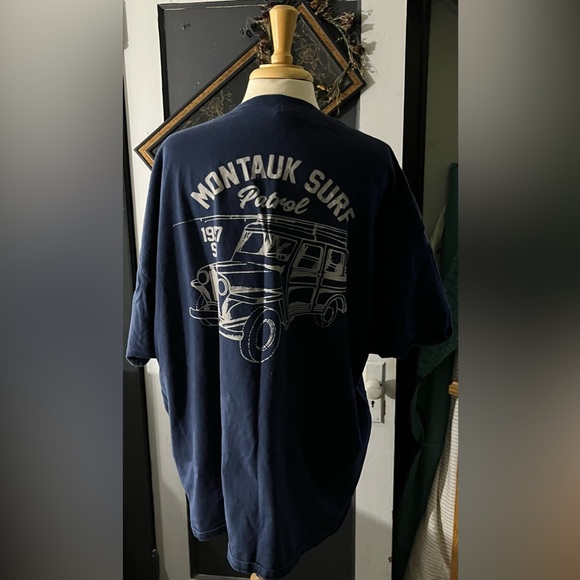 Blue surf t-shirt (tub#1/bag#1) - Picture 3 of 5